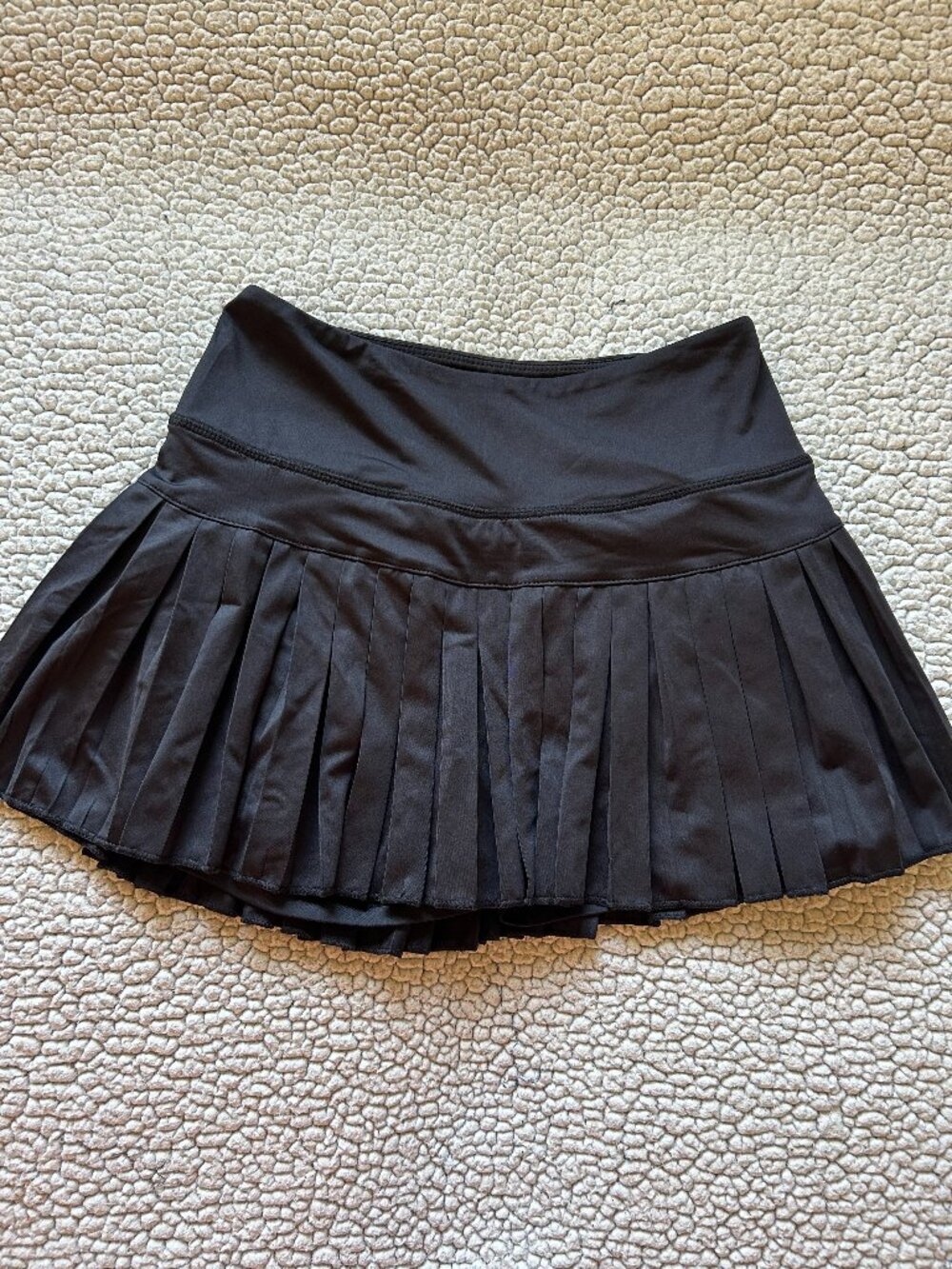 Goldhinge -- black, tennis skirt, pleated, shorts underneath